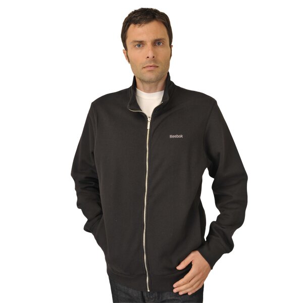 Bluza męska REEBOK POLAR CORE FLEECE FZ BLACK w07787 kolor czarny
