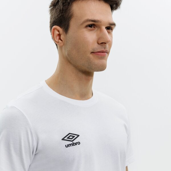 Koszulka męska UMBRO T-SHIRT MARCEL II ul321tsm90001 kolor biały