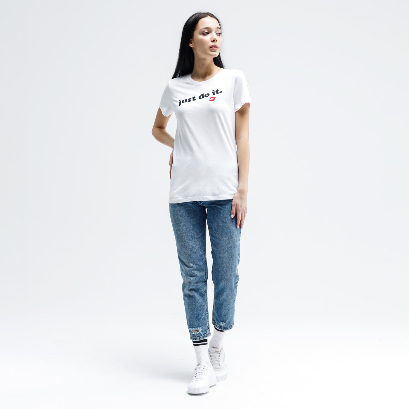 Koszulka damska NIKE T-SHIRT W NK DRY GET FIT FC CW CP EL G ck4367-100 kolor biały