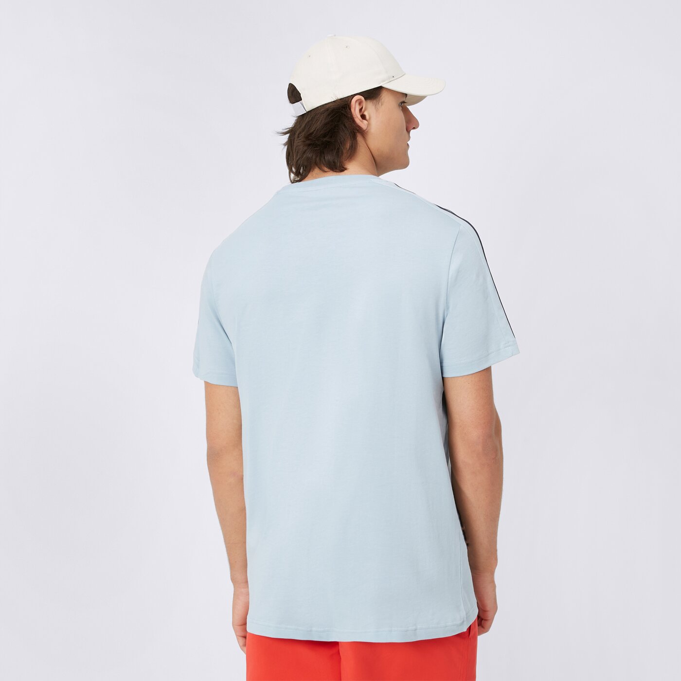 Koszulka męska ADIDAS T-SHIRT SS M 3S SJ T is1332 kolor niebieski