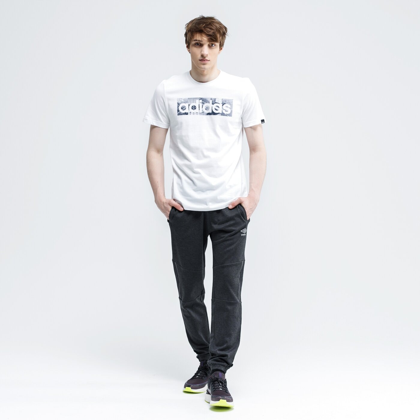 Koszulka męska ADIDAS T-SHIRT M BXD PHOTO T fm6236 kolor biały