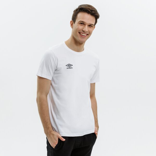 Koszulka męska UMBRO T-SHIRT MARCEL II ul321tsm90001 kolor biały