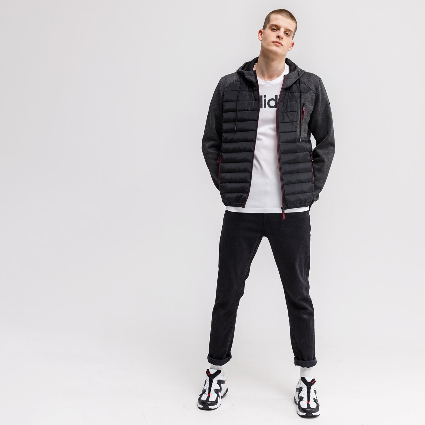 Bluza męska LONSDALE BLUZA FRANDLEY 114048-1052 kolor szary