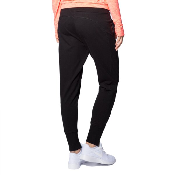 Spodnie dresowe damskie LOTTO SPODNIE INDY II RIB STC s2889 kolor czarny