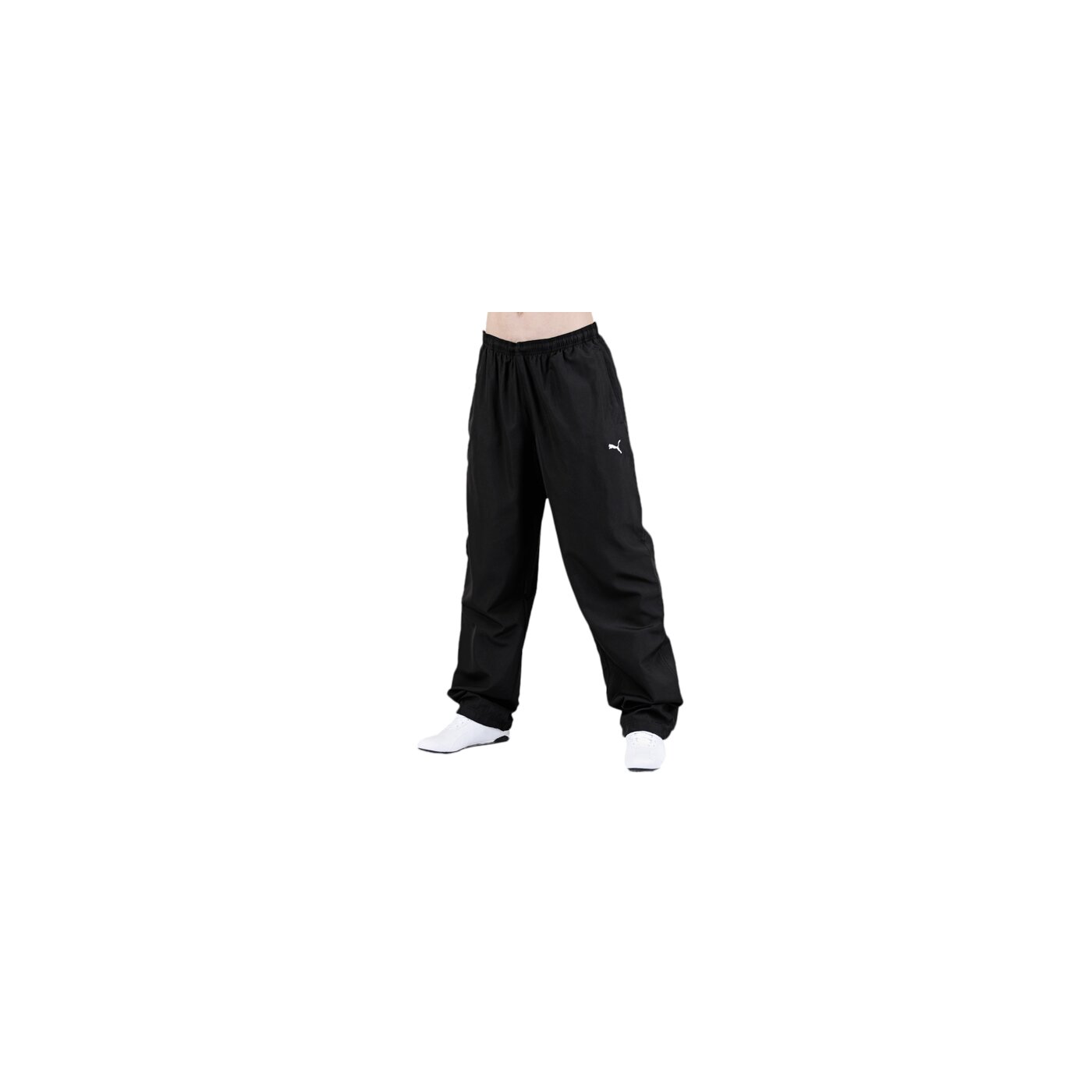 Spodnie dresowe męskie PUMA SPODNIE ESS WOVEN PANTS 81654202 kolor czarny