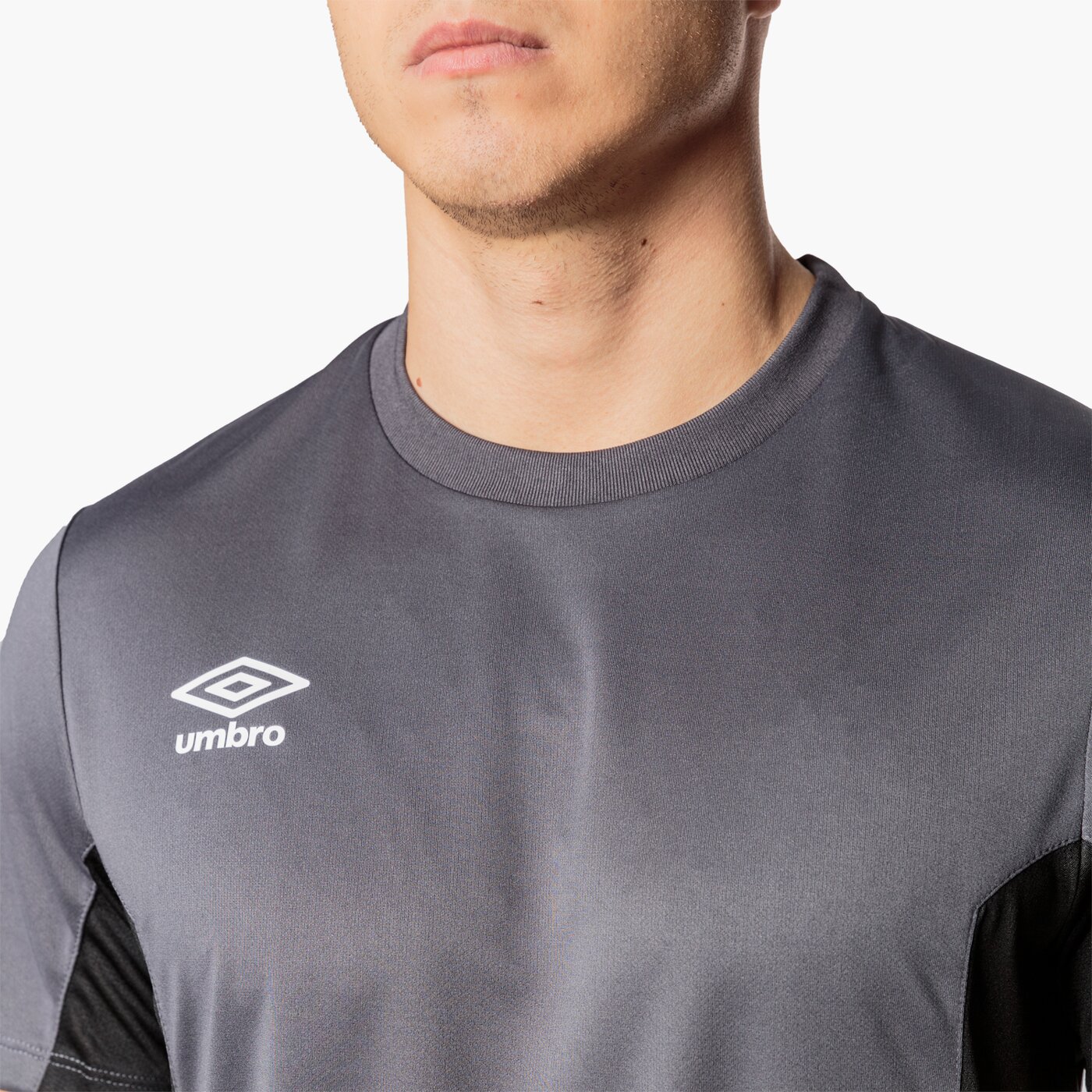 Koszulka męska UMBRO T-SHIRT ELITE TRAINING JERSEY 64542uamv kolor szary