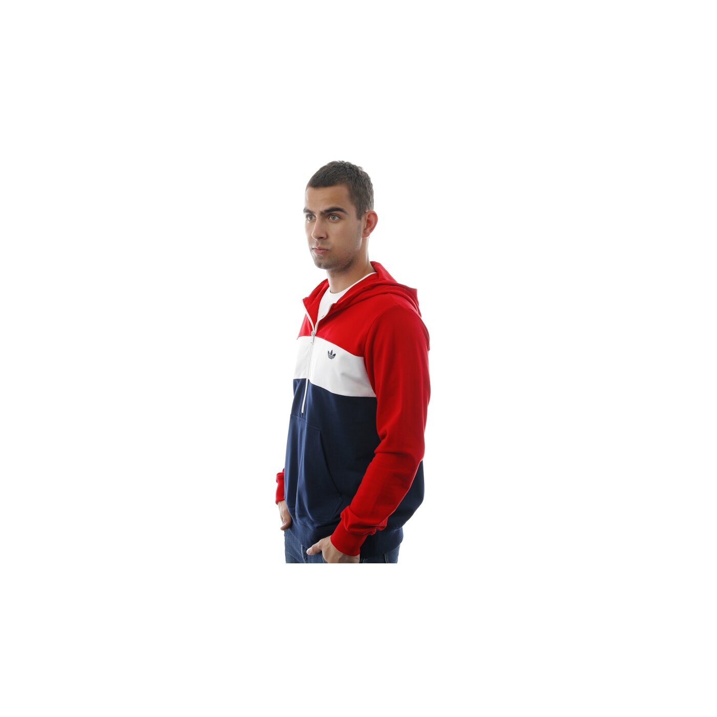 Bluza męska ADIDAS BLUZA   AC TREFOIL HOOD x33232 kolor granatowy