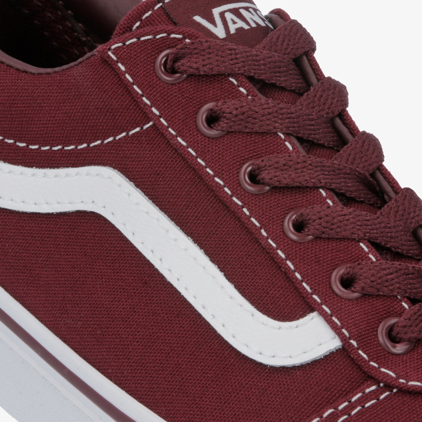 Buty dziecięce VANS YT WARD vn0a38j98j71 kolor bordowy