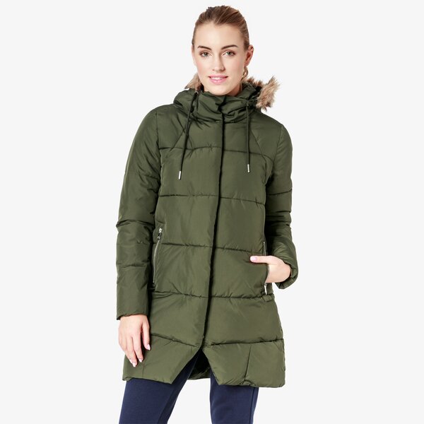 Kurtka zimowa damska FEEWEAR KURTKA ROMANCE fw38kud23002 kolor zielony