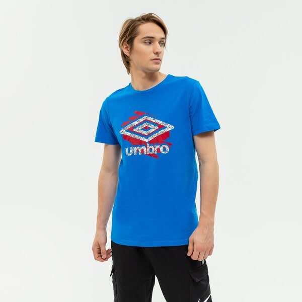 Koszulka męska UMBRO T-SHIRT AVELEY ul322tsm05002 kolor niebieski