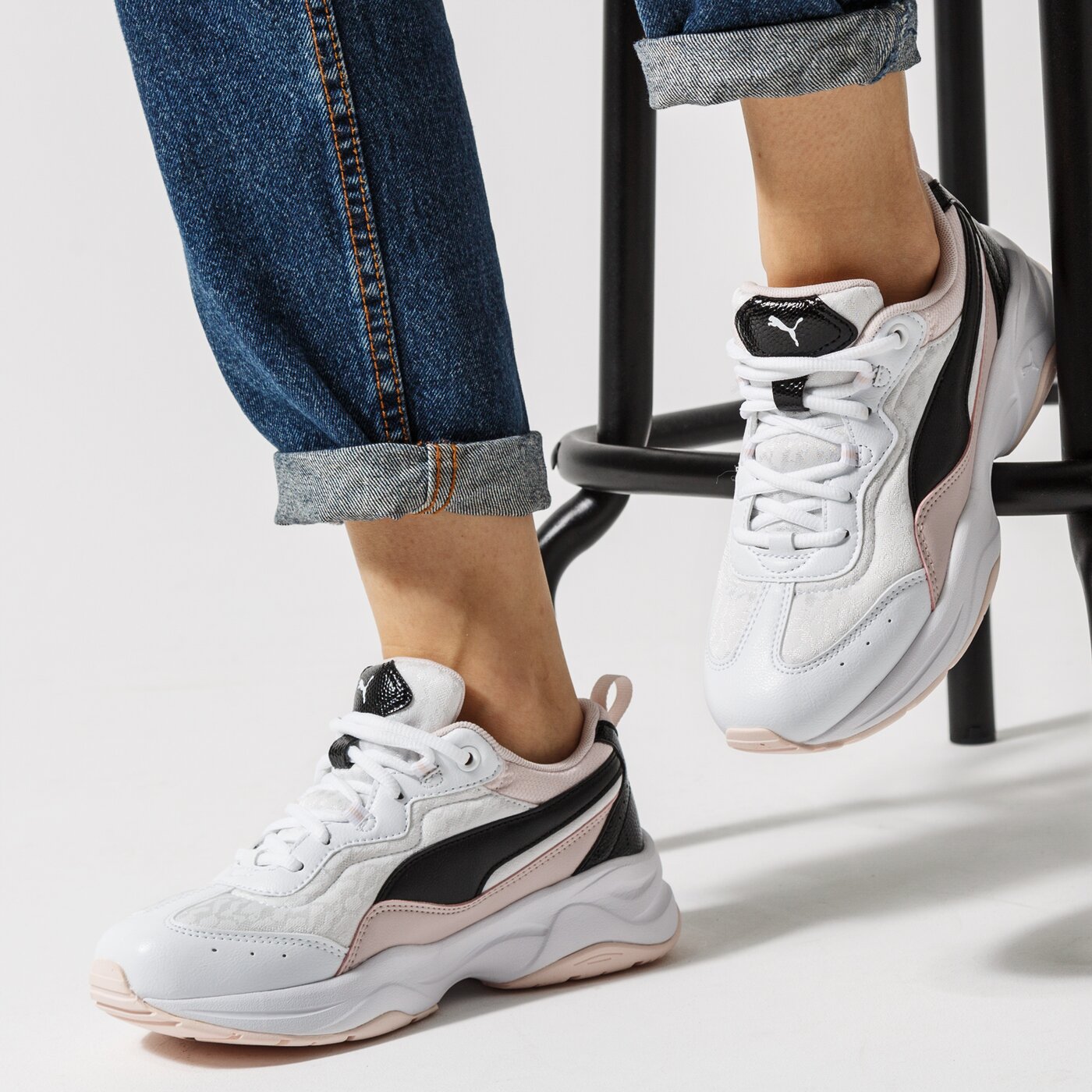 Buty dziecięce PUMA CILIA CHEETAH JR  37200101 kolor biały