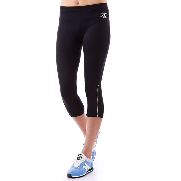 Spodnie dresowe damskie UMBRO SPODNIE CAPRI 3/4 PANTS ul13spd01629 kolor czarny