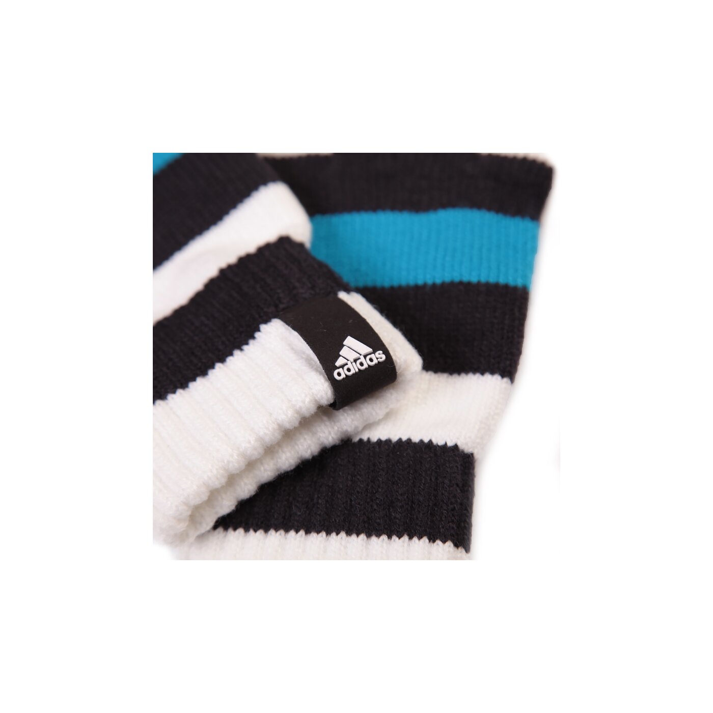  ADIDAS RĘKAWICZKI STRIPED GLOVES m66615 kolor niebieski