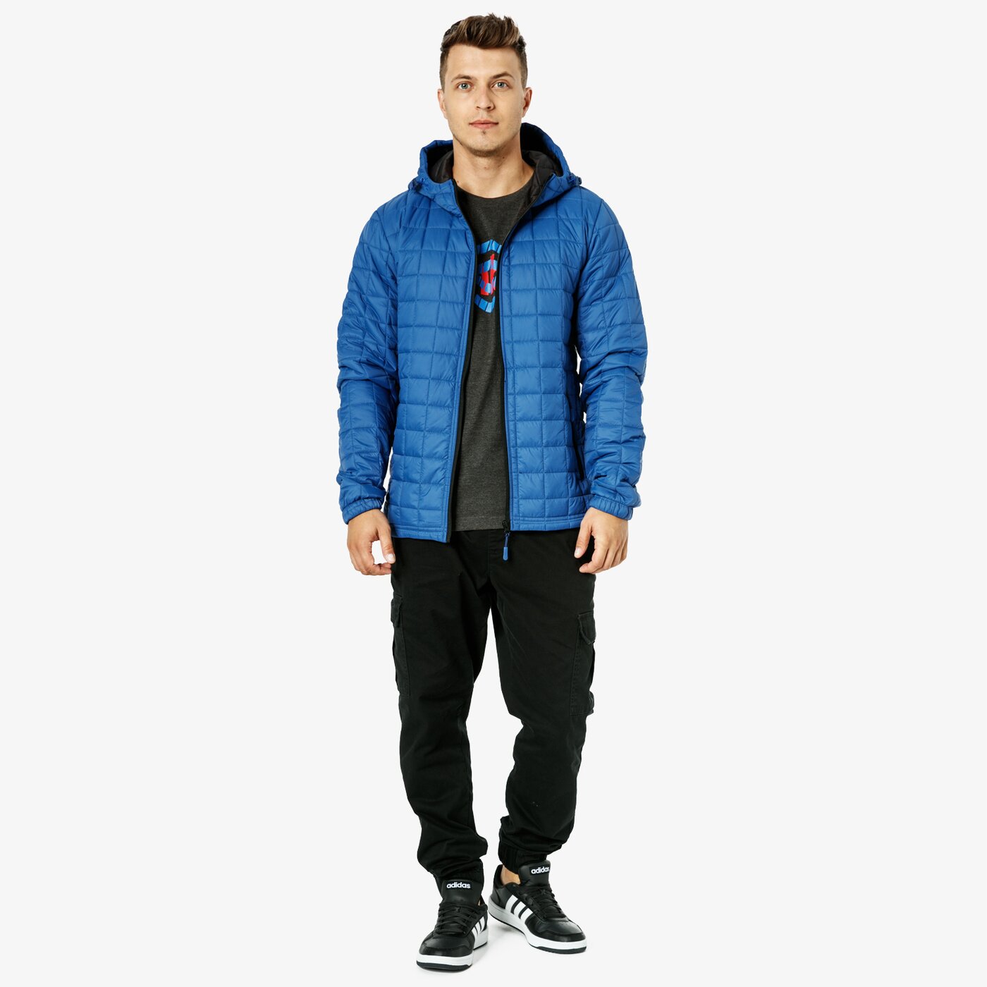 Koszulka męska UMBRO T-SHIRT SS HEFTY ul38tsm41001 kolor szary