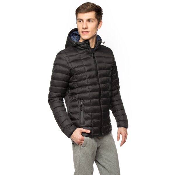 Kurtka zimowa męska LOTTO KURTKA KRATOO lo35kum18002 kolor czarny