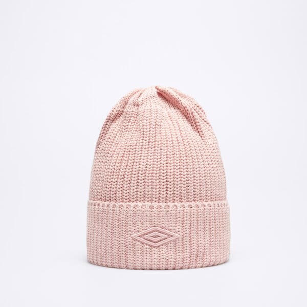 Czapka zimowa damska UMBRO CZAPKA UMBRO ESS PINK ul325hat10002 kolor różowy