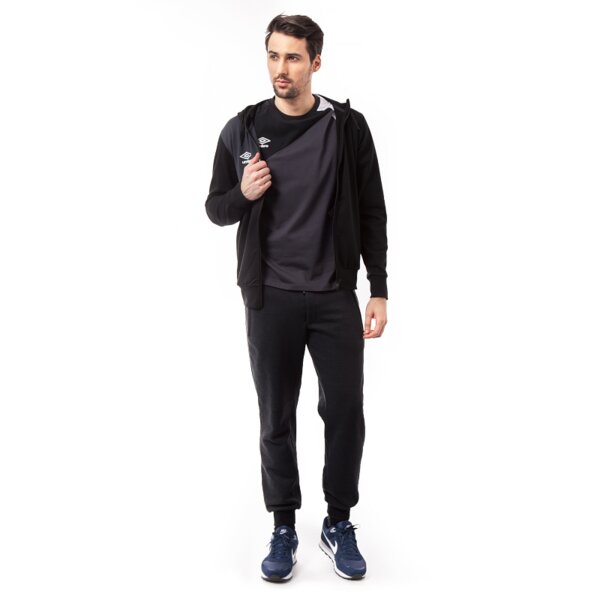 Bluza męska UMBRO BLUZA HOODED FULL ZIP JACKET 62963uc44 kolor czarny