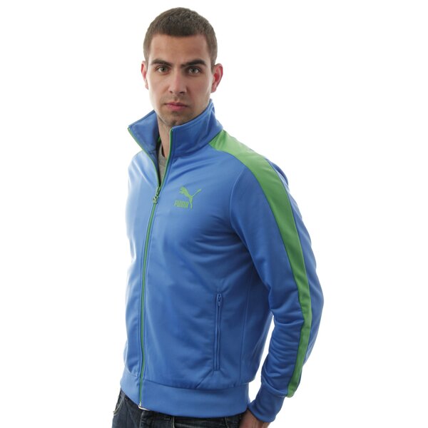 Bluza męska PUMA BLUZA HEROES   T7 TRACK  JACKET 55787272 kolor niebieski