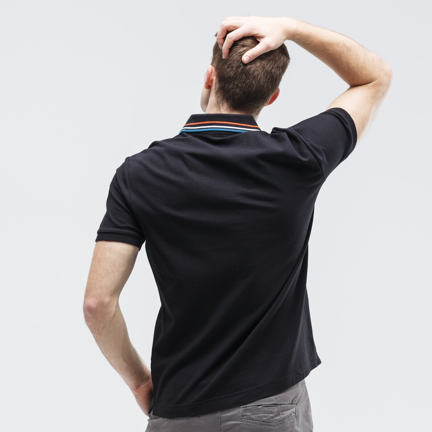 Koszulka polo męska LOTTO POLO CAPRI PQ 213343-4fi kolor czarny