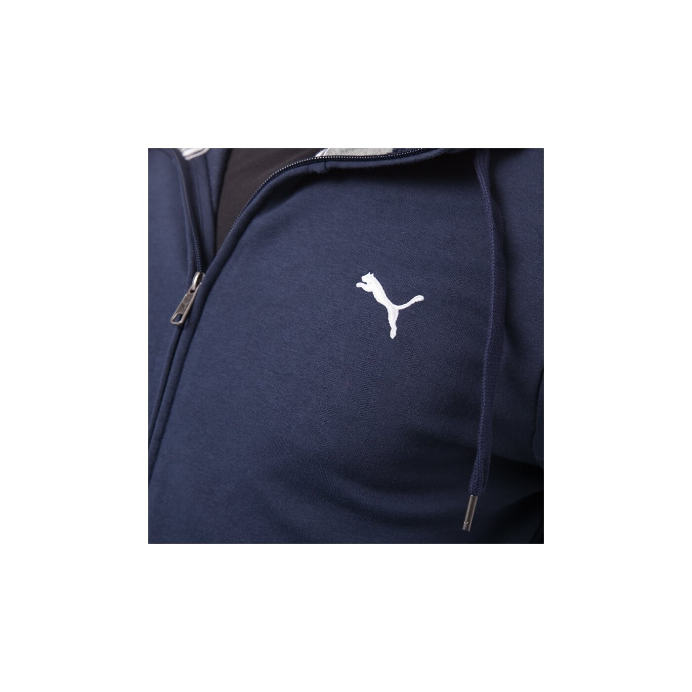 Bluza męska PUMA BLUZA ESS HOODED JACKET 83186906 kolor szary