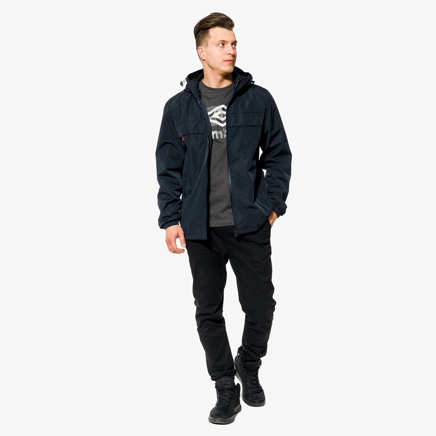 Kurtka przejściowa męska LOTTO KURTKA OSPREY lo18kum16001 kolor granatowy