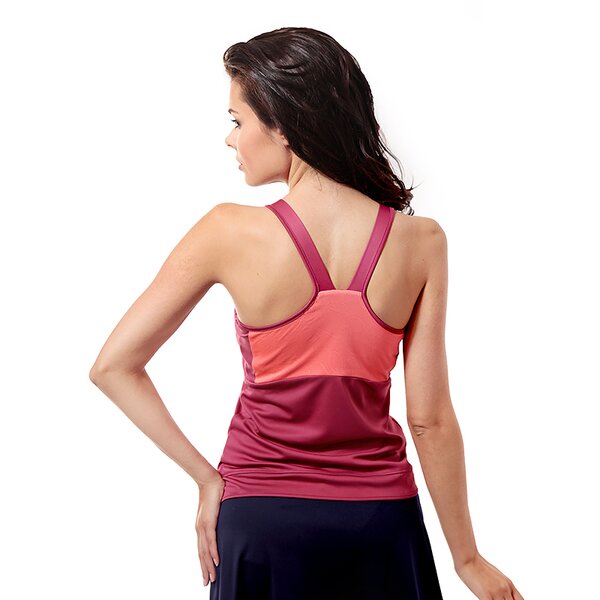 Top damski LOTTO TANK NATTY q2397 kolor czerwony