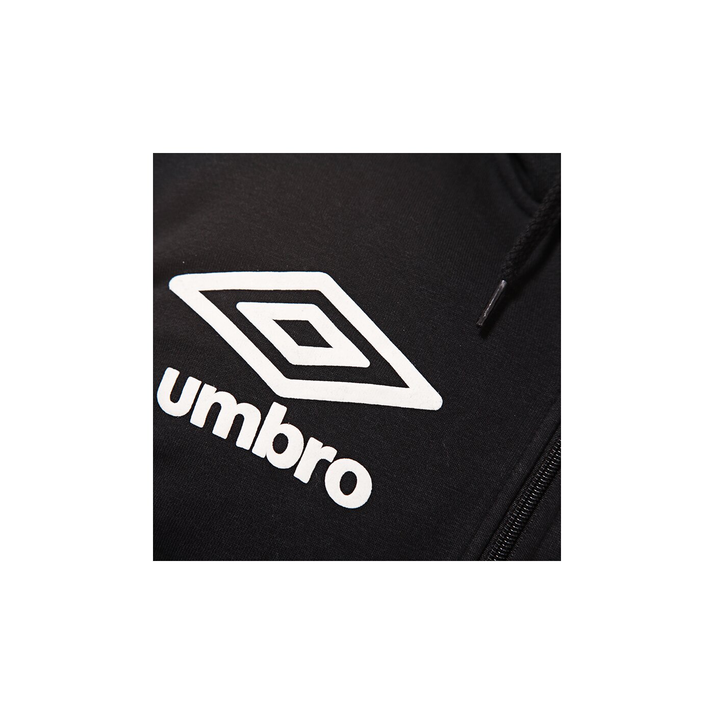 Bluza męska UMBRO BLUZA HOODED FULL ZIP JACKET 62586u060 kolor czarny