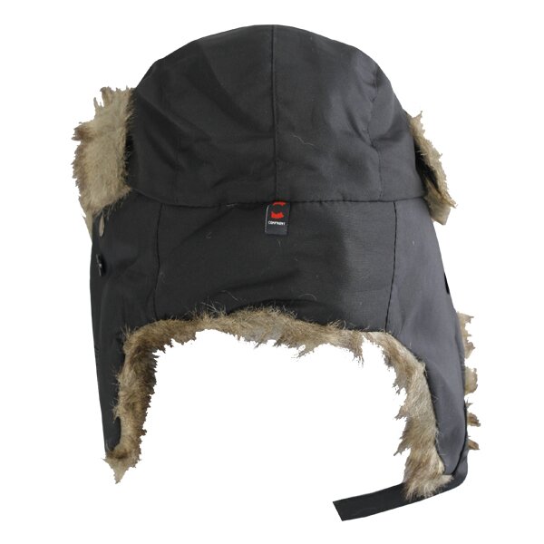 Czapka zimowa damska CONFRONT CZAPKA Z ASKIM BLACK cf31cauz09001 kolor czarny