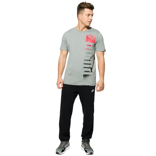 Koszulka męska PUMA T-SHIRT SS BRAND 5 57348103 kolor szary