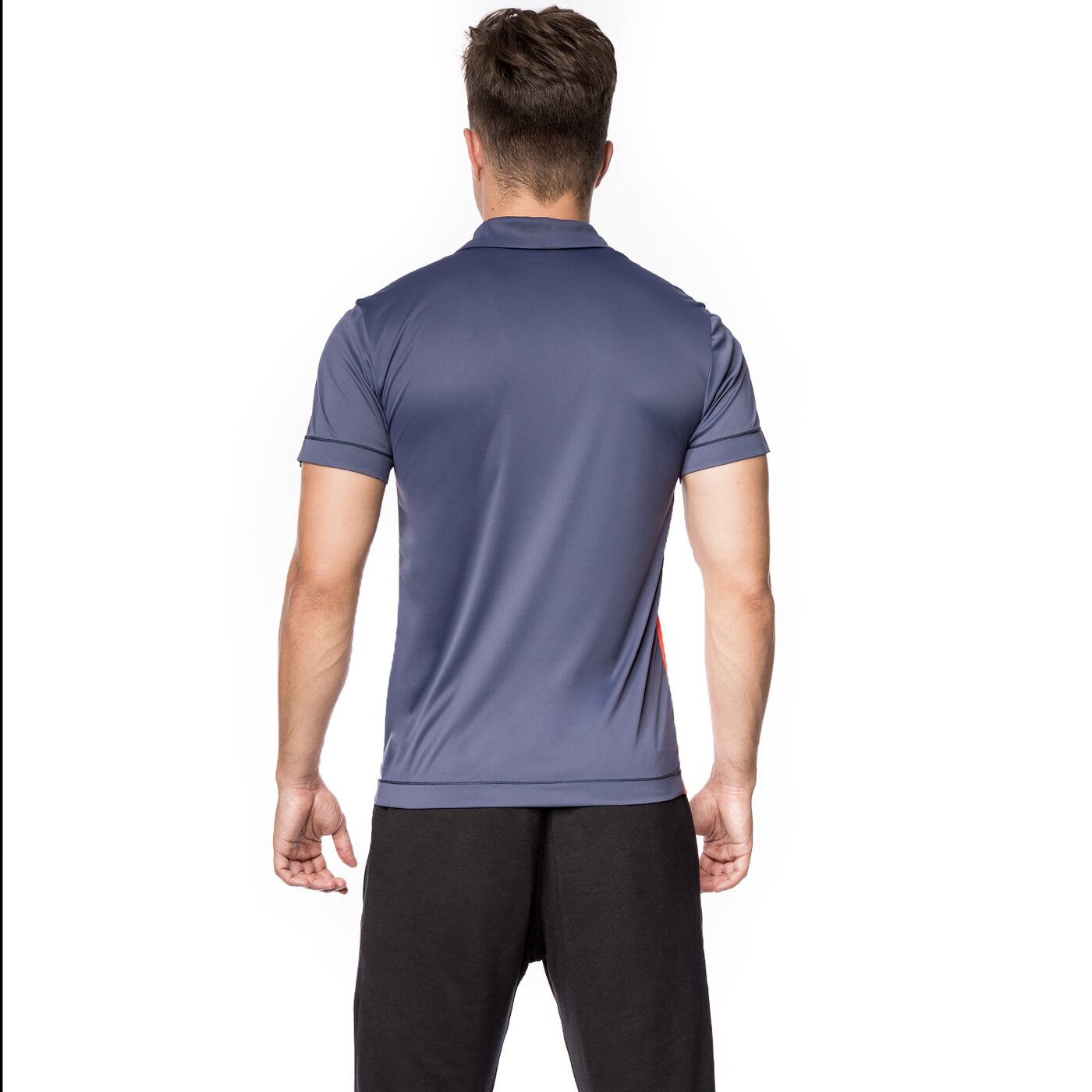 Koszulka polo męska LOTTO POLO SLADE r1355 kolor pomarańczowy