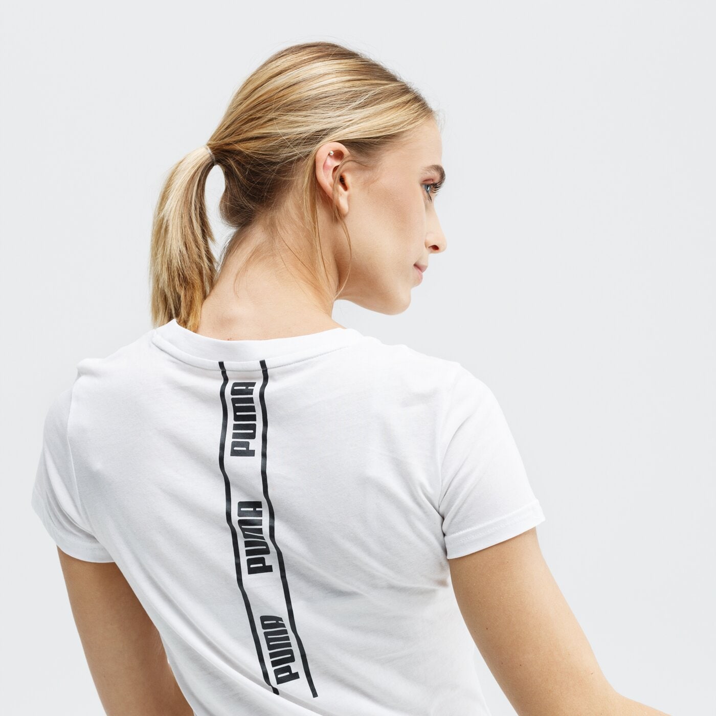 Koszulka damska PUMA T-SHIRT SS AMPLIFIED 58046602 kolor biały