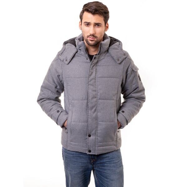 Kurtka zimowa męska UMBRO KURTKA TUCSON ul34kum07001 kolor szary