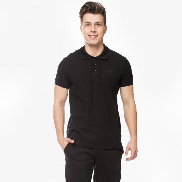 Koszulka polo męska UMBRO POLO CHARLIE M ul16pom04002 kolor czarny
