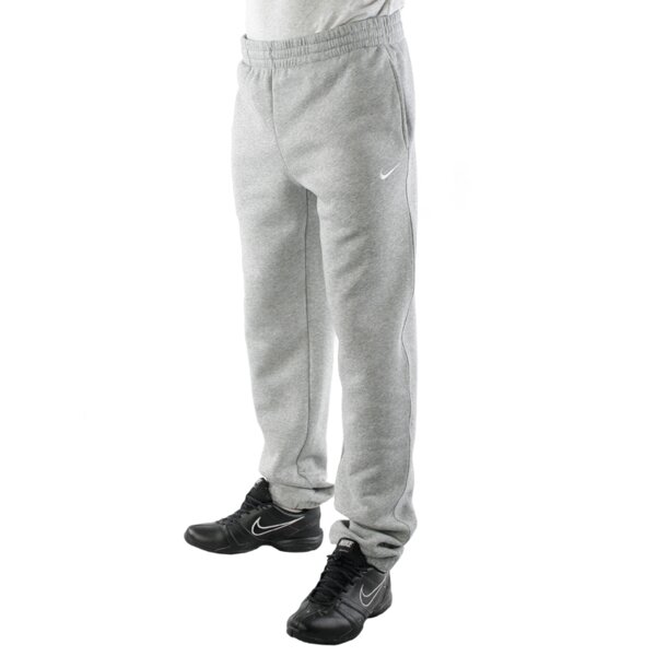 Spodnie dresowe męskie NIKE SPODNIE CLASSIC FLEECE CUFFED PANT 404466063 kolor szary
