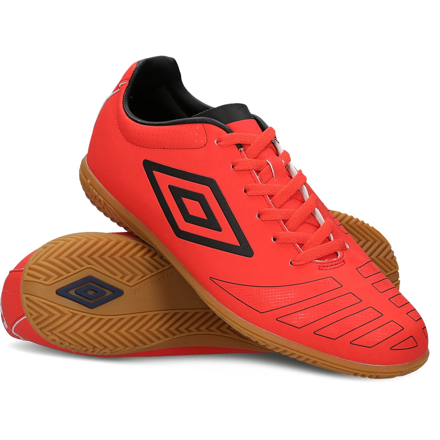 Buty piłkarskie męskie UMBRO UX ACCURO CLUB IC GUM 85766uewc kolor pomarańczowy