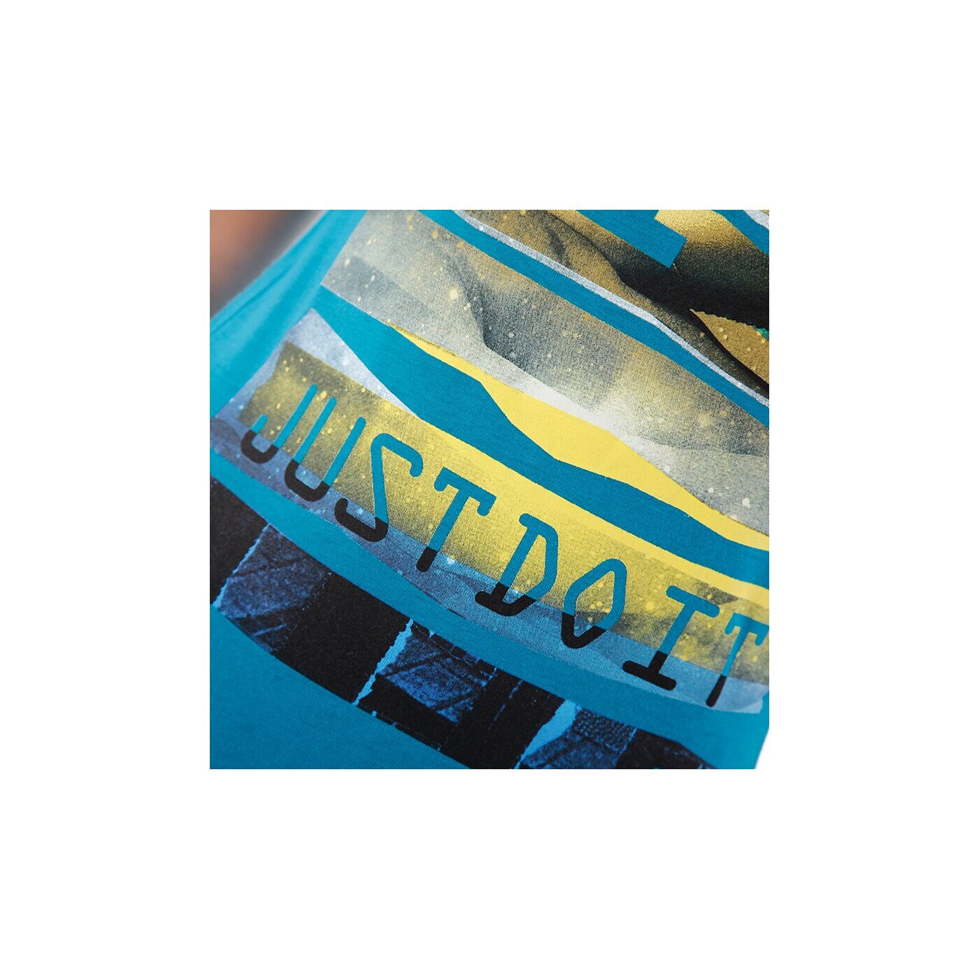 Koszulka damska NIKE T-SHIRT TEE SCOOP-GALAXY 547452372 kolor niebieski