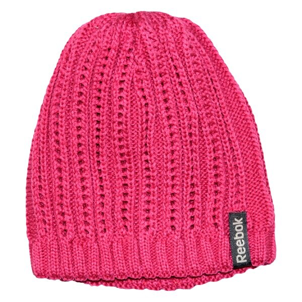Czapka zimowa damska REEBOK CZAPKA Z BEANIE OVERTLY PINK w36783 kolor różowy