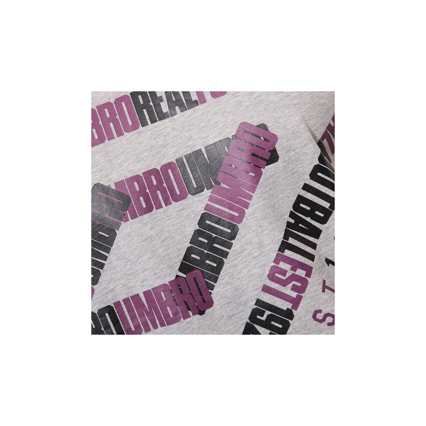 Koszulka męska UMBRO T-SHIRT ANGLED DIAMOND GRAPHIC TEE 62606u263 kolor szary