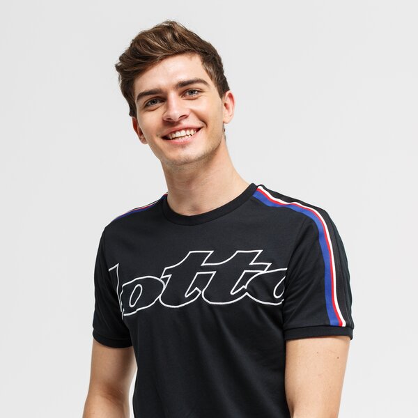 Koszulka męska LOTTO T-SHIRT SS ATHLETICA III STP JS 211757-1cl kolor czarny
