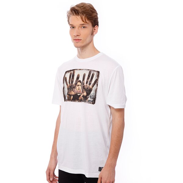 Koszulka męska NIKE T-SHIRT DETERMINATION SS TEE 534582100 kolor biały