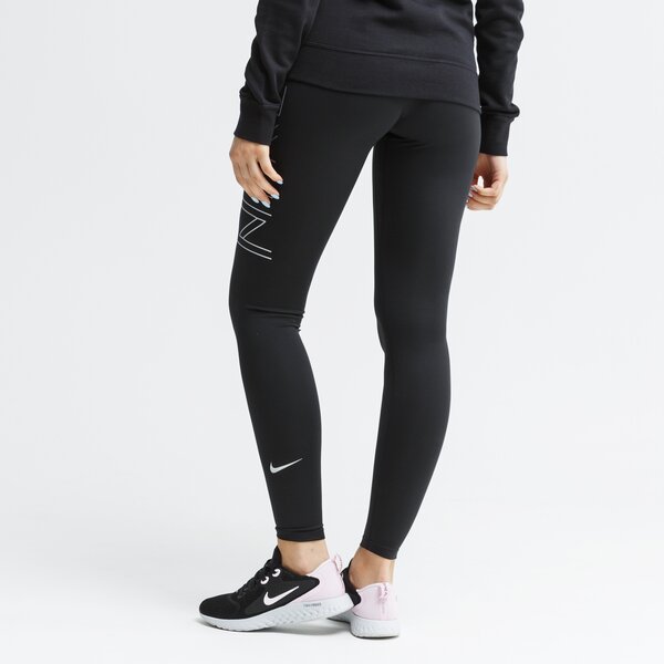 Spodnie dresowe damskie NIKE LEGGINGS W NK FAST GLAM DUNK bv4767-010 kolor czarny