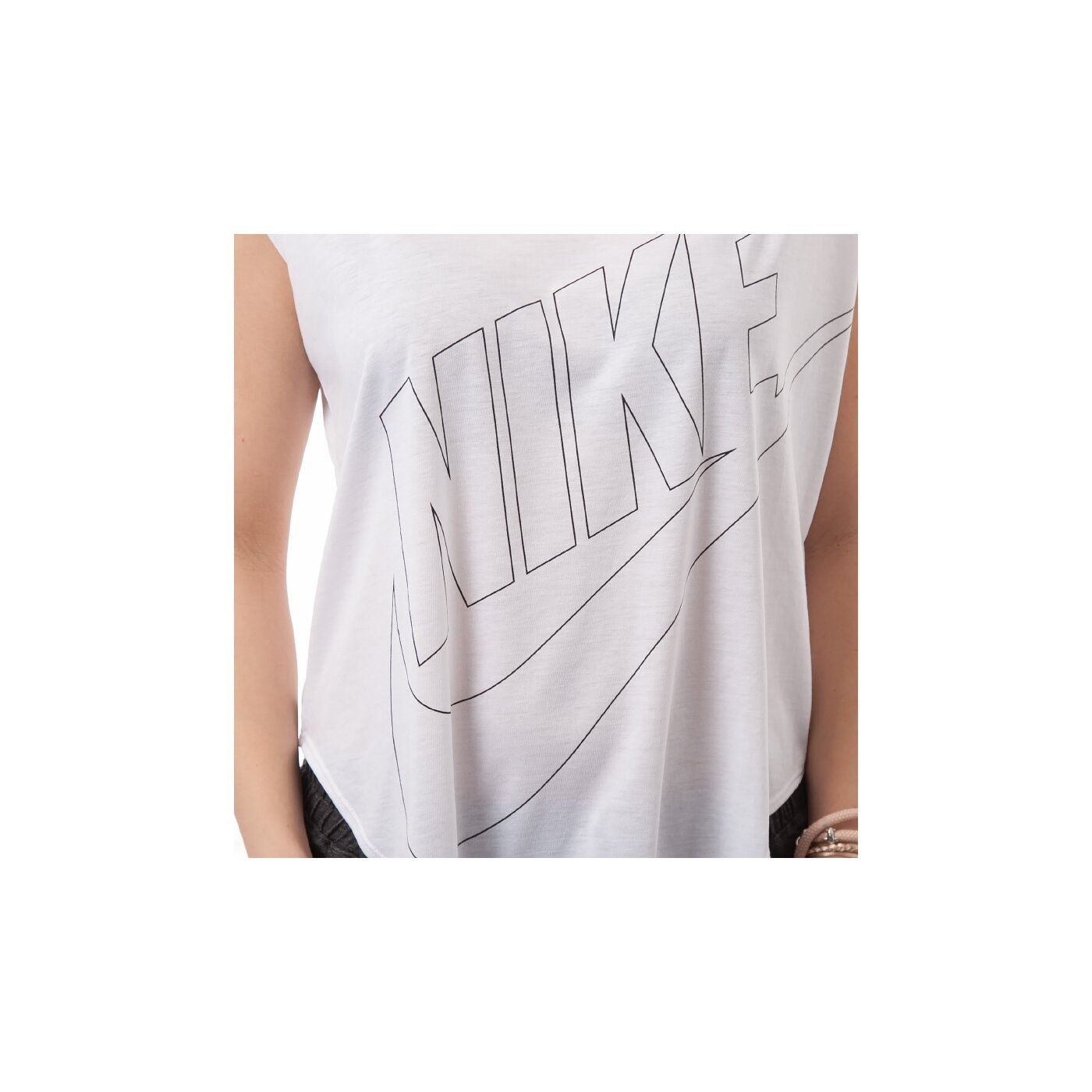 Koszulka damska NIKE T-SHIRT SIGNAL TEE 642768100 kolor biały