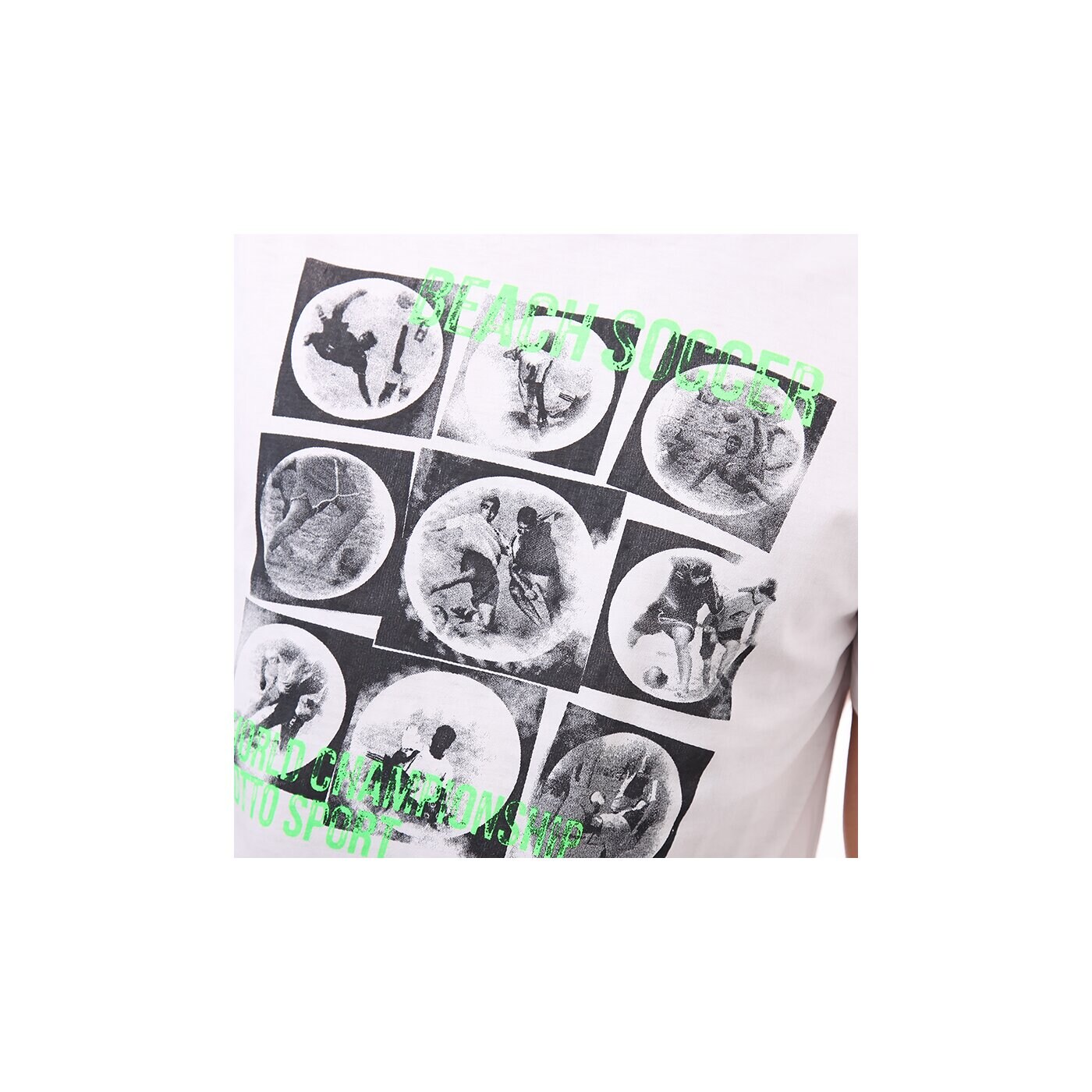 Koszulka męska LOTTO T-SHIRT T-SHIRT FLYNN q9546 kolor biały