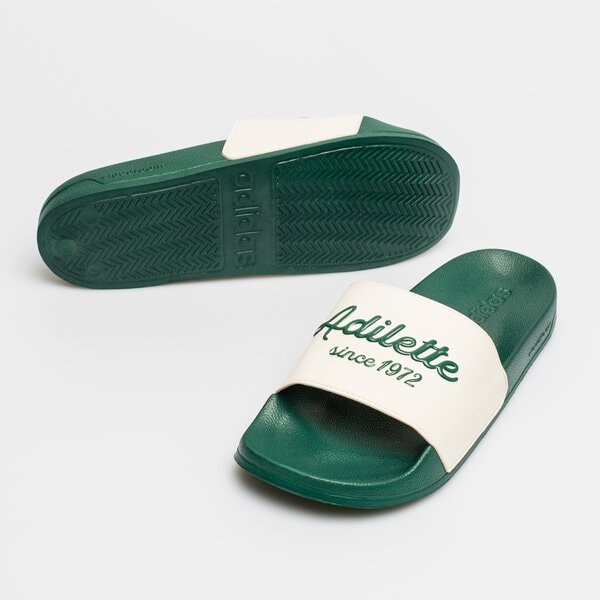 Klapki męskie ADIDAS ADILETTE SHOWER gw8749 kolor zielony