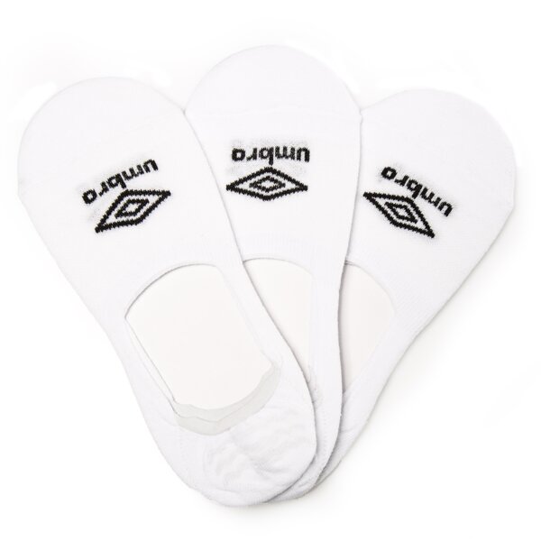 Skarpetki damskie UMBRO STOPKI FOOTIE 3PACK um24200w kolor biały