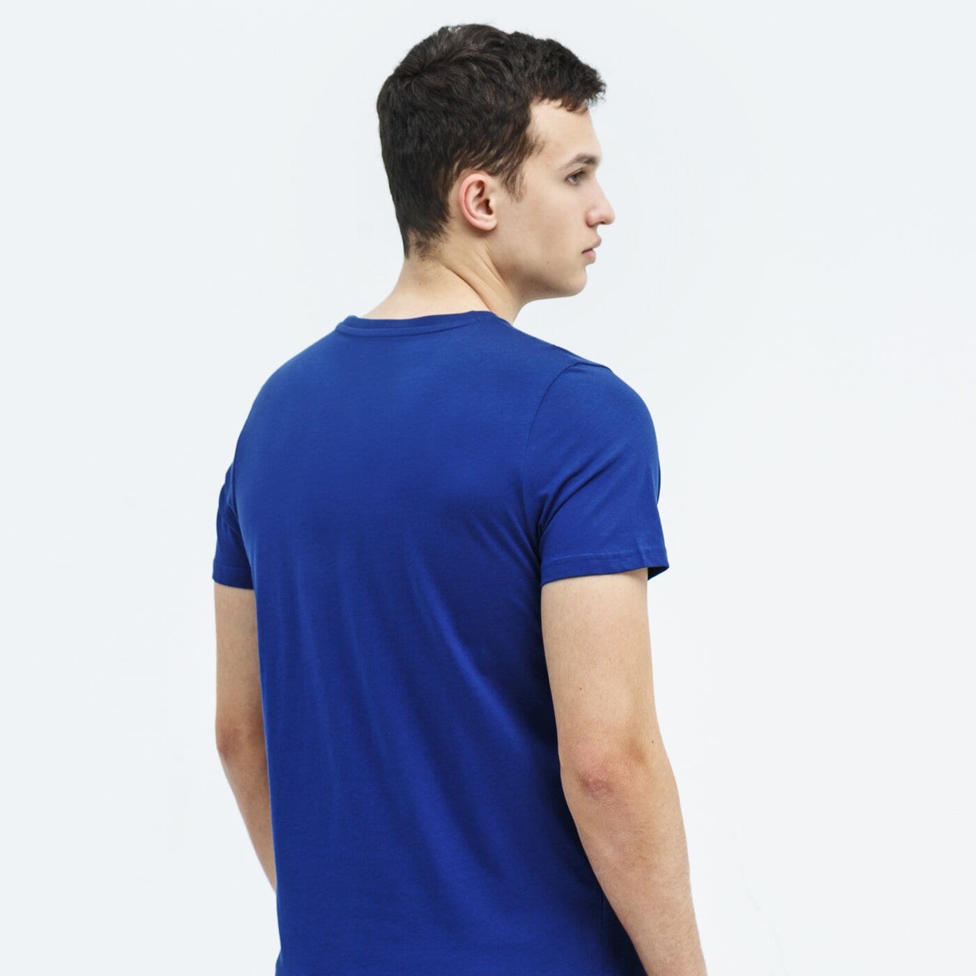 Koszulka męska PUMA T-SHIRT FLOCK 587770 12 kolor granatowy