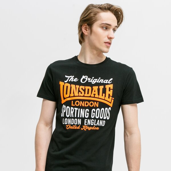 Koszulka męska LONSDALE T-SHIRT USBORNE 113917-1400 kolor czarny