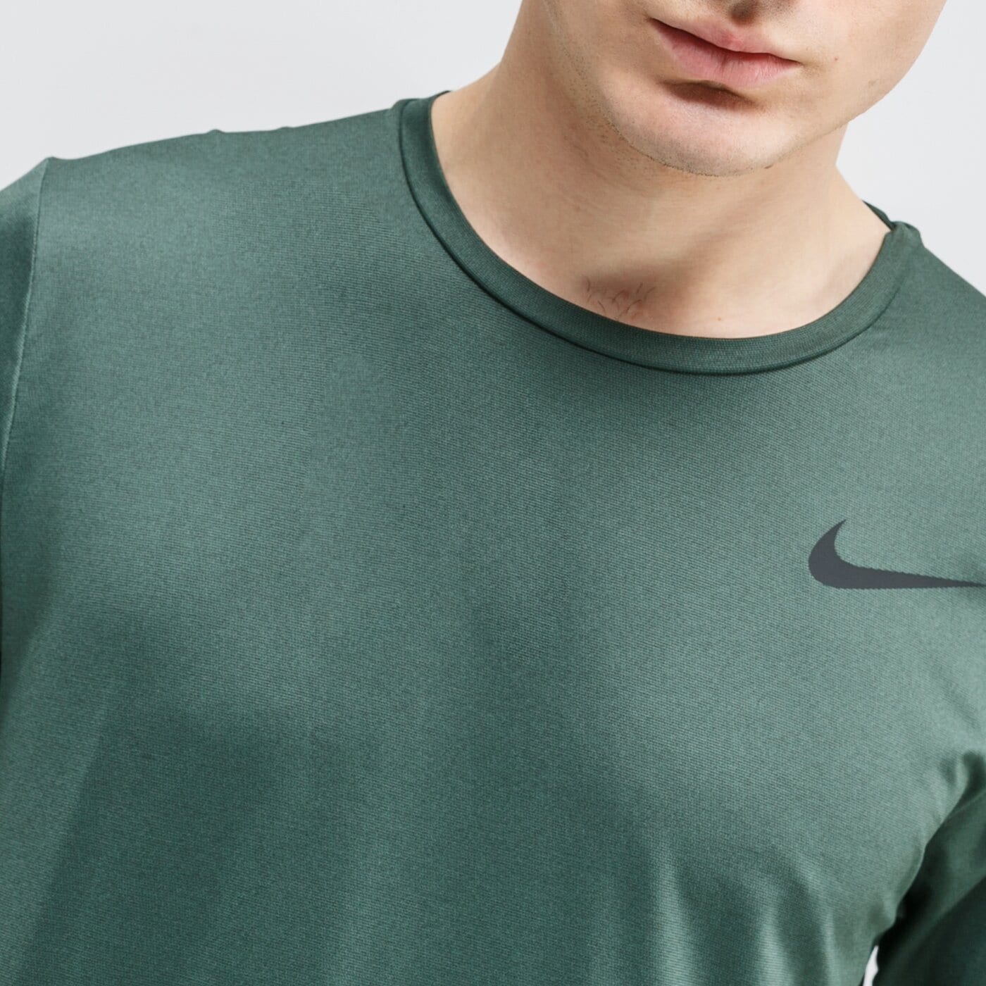 Koszulka męska NIKE T-SHIRT SS PRO cj4611-355 kolor zielony