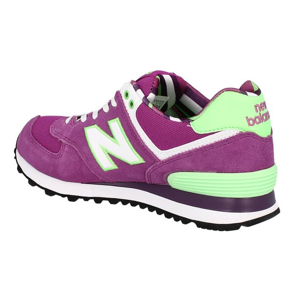 NEW BALANCE WL574  wl574yck kolor fioletowy
