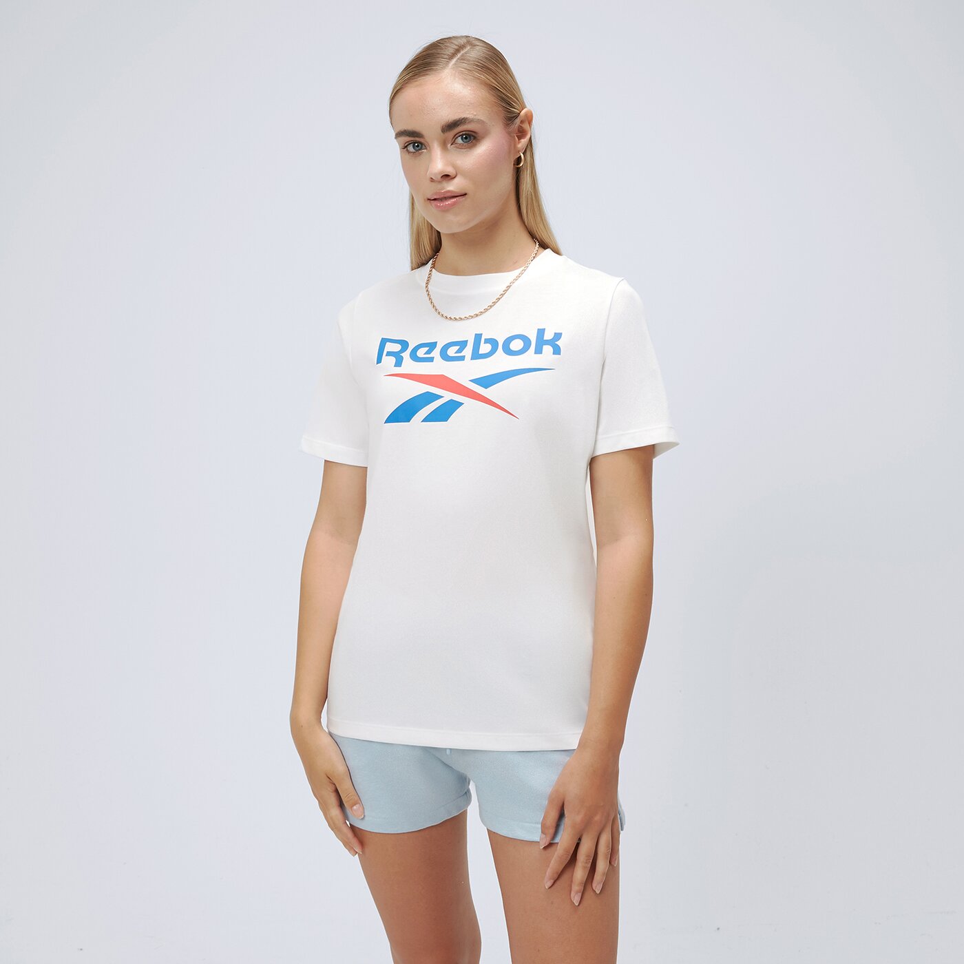 REEBOK T SHIRT RI BL HT6203 bia y Damskie Koszulki 50 style